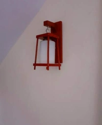 Das/P/4350 Decorative Home Décor Light Wall Lamp To Increase the Looks Of Your Home - Natural Wood - 40W, Brown White, NA